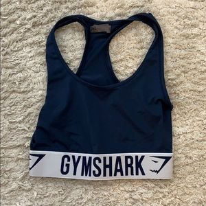 GymShark Flex Sports Bra Navy/Teal